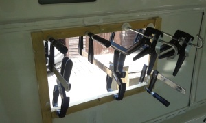 More holes and clamps