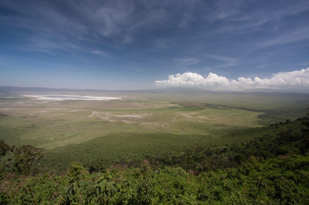 Viewpoint overlooking the Ngorogoro Crater